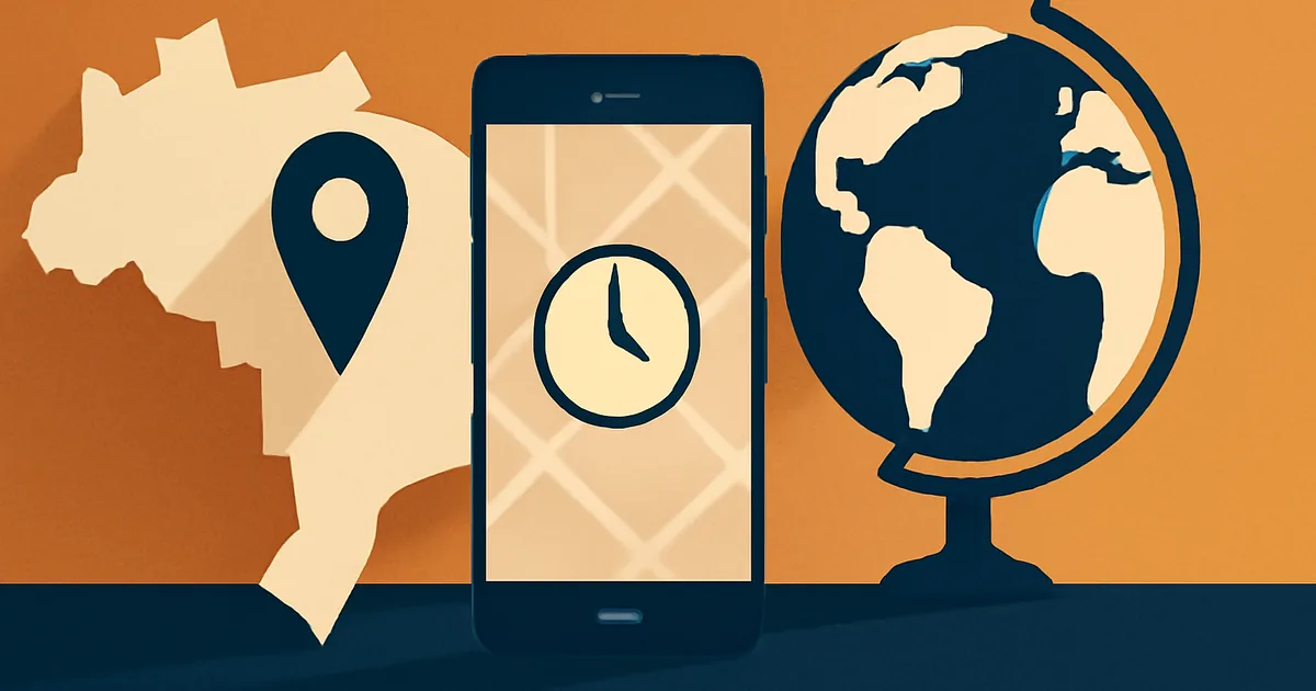 Geolocalização no controle de ponto